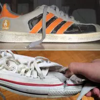 Adidas Gazelle and Chucks sandalisation